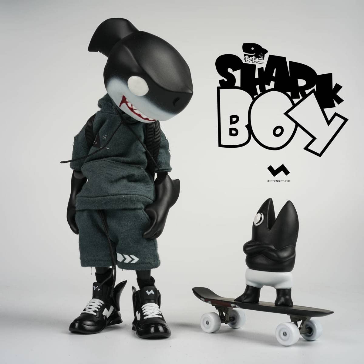 JT Studio X Momoco Studio Momoko shark boy figure limited edition